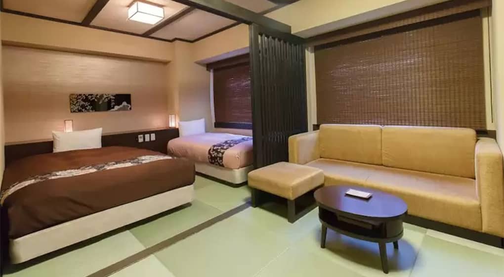 1-Hida-Hansatonoyu-ouan-Takayama-Bedroom