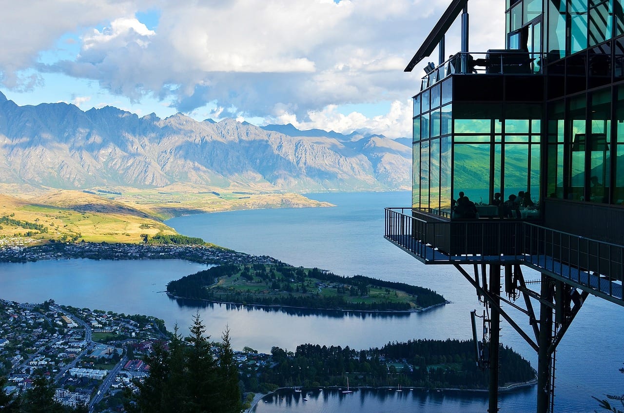 new zealand, lake, mountain