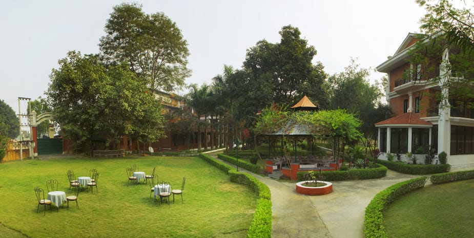 NEPAL-Lumbini, Buddha Maya Garden outdoor